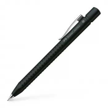 Creion mecanic 0.7mm negru metalizat grip 2011 Faber-Castell-2