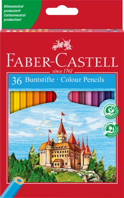 Creioane colorate 36 culori Faber-Castell-img