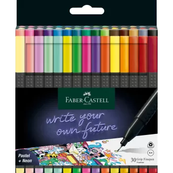 Liner 0.4mm set 30 grip Faber-Castell-1