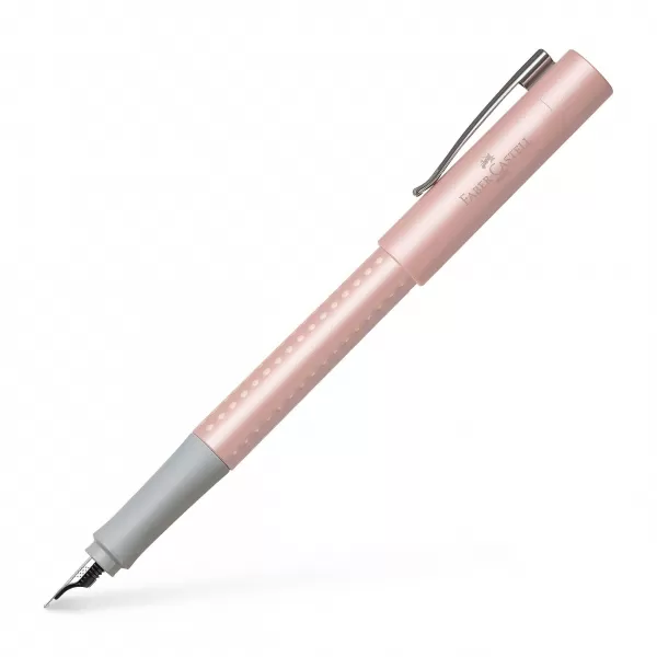 Stilou Faber-Castell grip 2011 pearl rose, penita F (fine)-1-IMG-slider