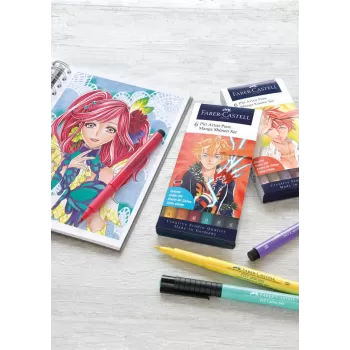 Pitt artist pen manga set 6 shojo 2019 Faber-Castell-2