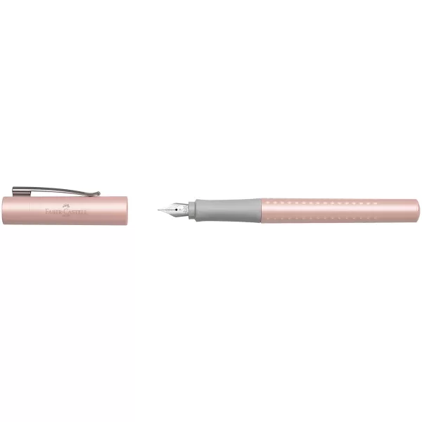 Stilou Faber-Castell grip 2011 pearl rose, penita F (fine)-2-IMG-slider