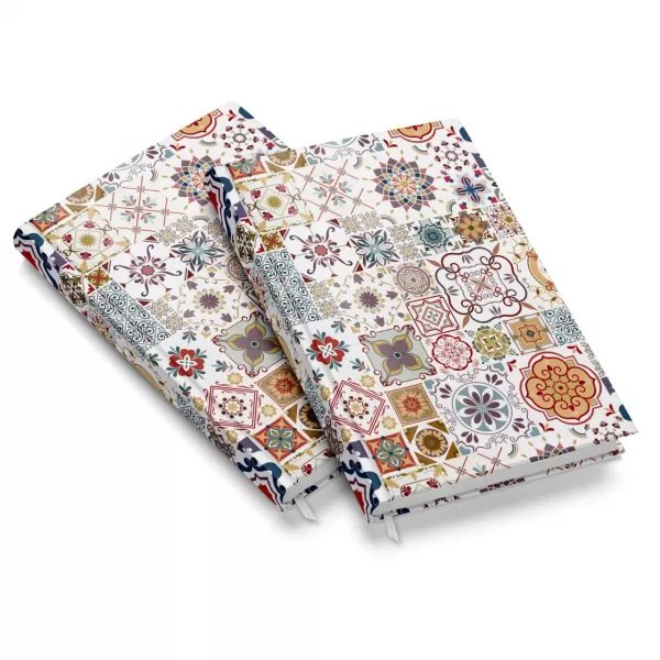 Agenda A5 nedatata, 208 pagini, Mandala Tiles-1-IMG-slider