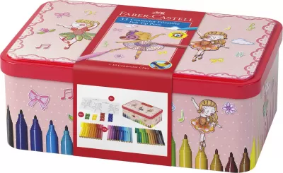 Carioca 33 culori ballerina box connector Faber-Castell-img