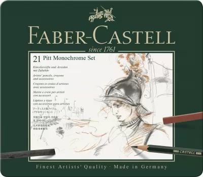 Set pitt monochrome 21 buc Faber-Castell-img