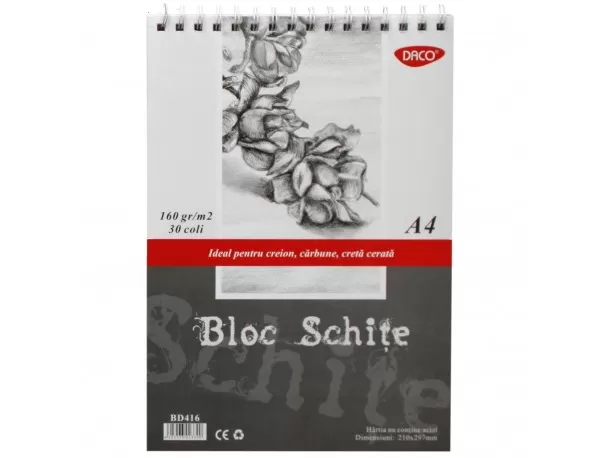 Bloc A4 schite 160g 30 file DACO BD416-1-IMG-slider