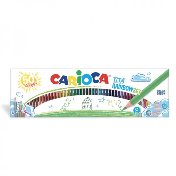 Creioane colorate 50 culori CARIOCA 42990-1-IMG-slider