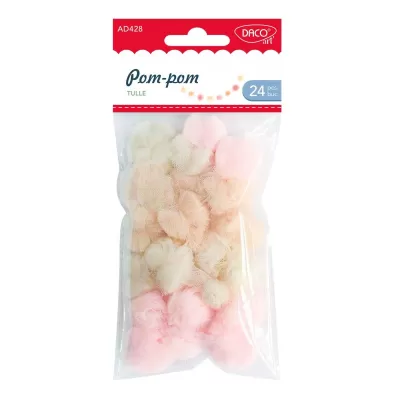 Accesorii craft - Pom-pom tulle Daco AD428-img