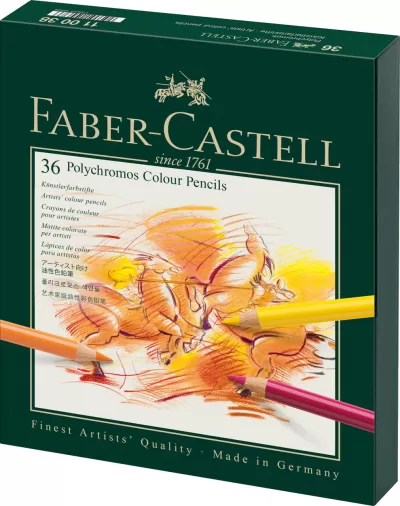 Creioane colorate 36 culori studio polychromos Faber-Castell-img