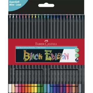 Creioane colorate 24 culori black edition Faber-Castell-1-IMG-nav