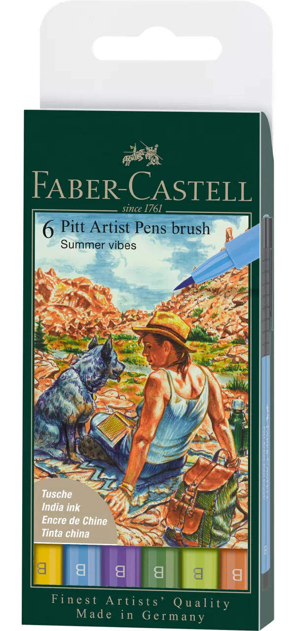 Pitt artist pen set 6 buc culori vara 2022 Faber-Castell-1-IMG-slider