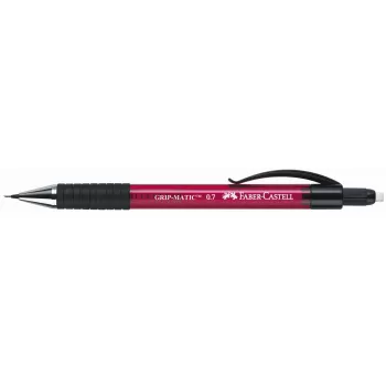 Creion mecanic 0.7mm rosu grip-matic 1377 Faber-Castell-1