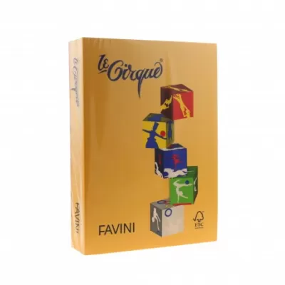 Carton color 160g/mp A4 201 GALBEN AURIU FAVINI-img