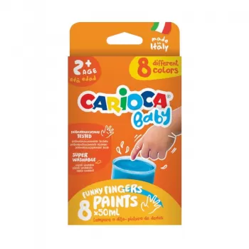 Acuarele Finger 8x50 ml Carioca Baby-1