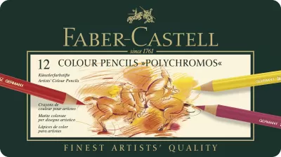 Creioane colorate 12 culori polychromos Faber-Castell-img