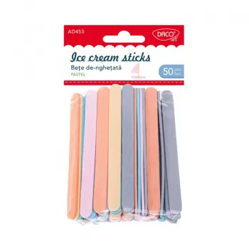 Accesorii craft - Bete de inghetata pastel Daco AD453-1