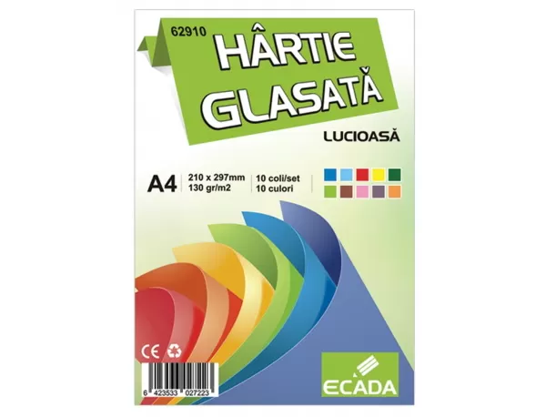 Hârtie glasată lucioasă 10 file/SET ECADA-1-IMG-slider