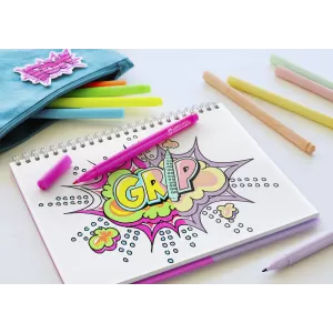 Carioca 10 culori pastel si neon grip Faber-Castell-3-IMG-nav