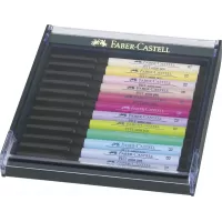 Cutie 12 culori pitt artist pen nuante pastel Faber-Castell-1-IMG-slider-mobile