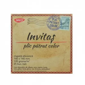 Plic pătrat color lila 14x14 cm, siliconic Daco PC1414GL-2-IMG-nav