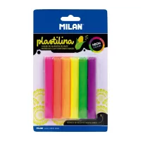 Plastilina 6 culori neon 70g Milan-1-IMG-slider-mobile