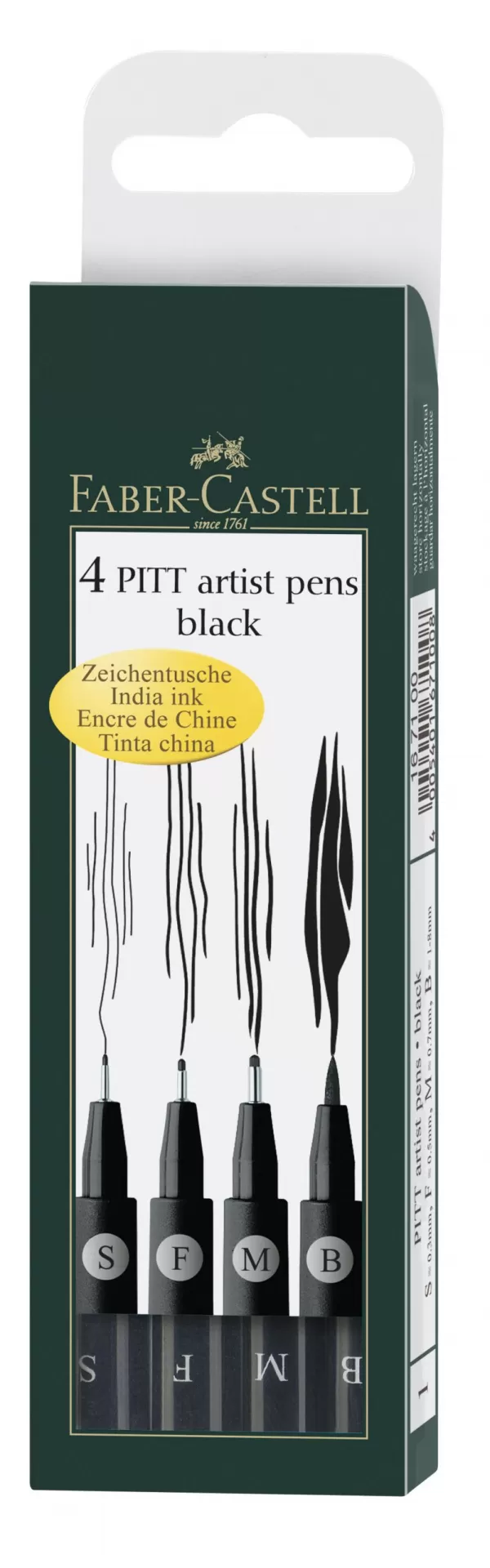 Pitt artist pen set 4 buc negru Faber-Castell-1-IMG-slider