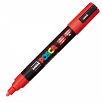 Posca marker UNI Rosu, varf mediu 1.8-2.5 mm PC-5M-2-IMG-slider-mobile