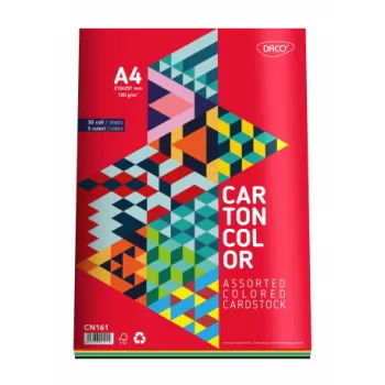 Carton color A4  30 coli 5 cul. DACO 160G/mp-1