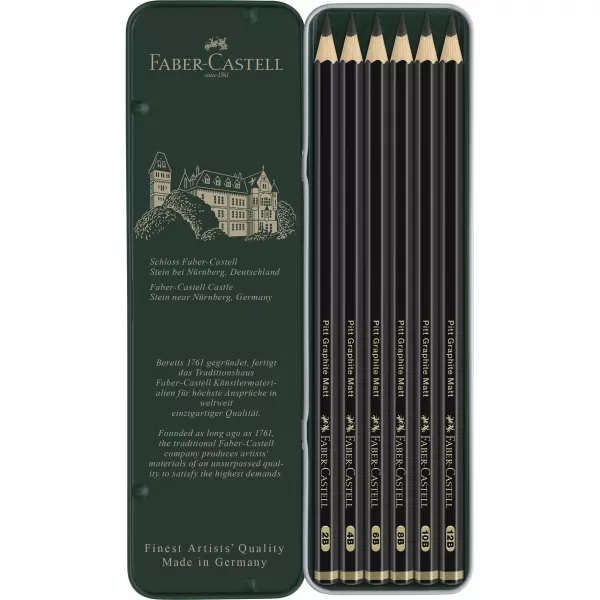 Set 6 buc creion grafit mat pitt Faber-Castell-2-IMG-slider