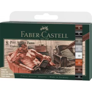 Pitt artist pen set 8 buc clasic Faber-Castell-1-IMG-nav