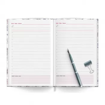 Agenda A5 nedatata, 208 pagini, Travel Stamps-2