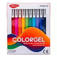 Pix cu gel pe baza de apa color, Colorgel Daco PX262/12-1-IMG-slider-mobile