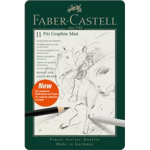 Set 11 buc creion grafit mat pitt Faber-Castell-1-IMG-nav