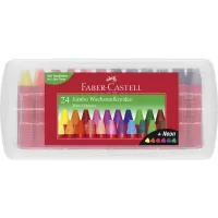 Creioane cerate 24 culori jumbo cutie plastic Faber-Castell-1-IMG-slider-mobile