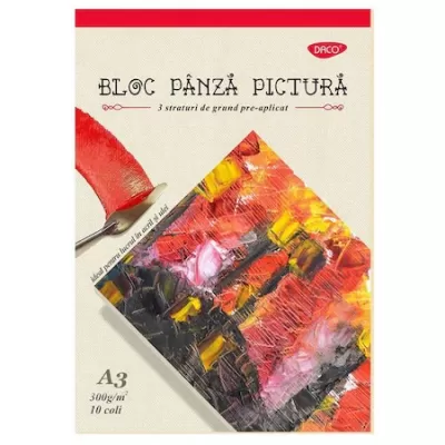 Bloc A3 panza canvas 300G 10 coli BD332-img