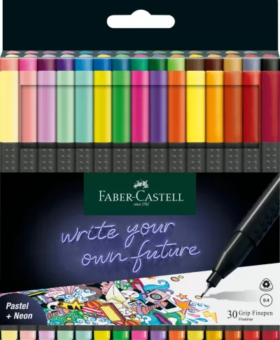 Liner 0.4mm set 30 grip Faber-Castell-img