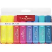 Textmarker set 8 (6 pastel + 2 galben) 1546 Faber-Castell-1-IMG-slider-mobile