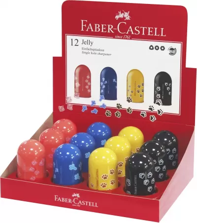 Ascutitoare simpla cu container amprente Faber-Castell-img