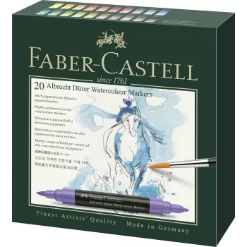 Set 20 markere solubile a.durer Faber-Castell-1