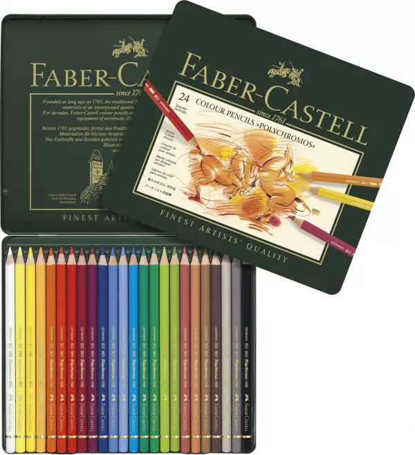 Creioane colorate 24 culori polychromos Faber-Castell-2-IMG-slider