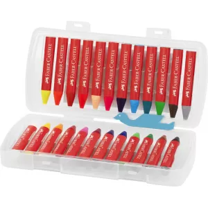 Creioane cerate 24 culori jumbo cutie plastic Faber-Castell-2-IMG-nav