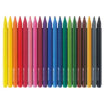 Carioca 20 culori grip Faber-Castell-2