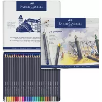 Creioane colorate 24 culori goldfaber cutie metal Faber-Castell-2-IMG-slider-mobile