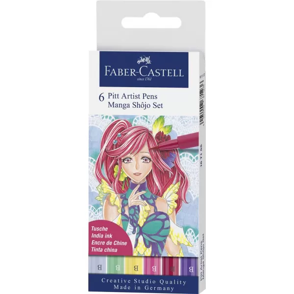 Pitt artist pen manga set 6 shojo 2019 Faber-Castell-1-IMG-slider