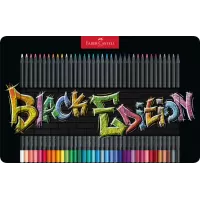 Creioane colorate 36 culori black edition cutie metal Faber-Castell-1-IMG-slider-mobile