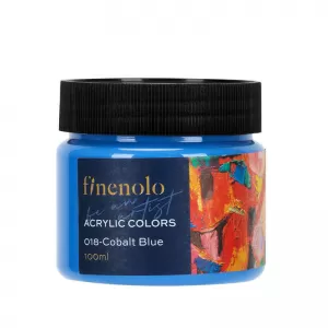 Acuarele acrilice 100 ml - Albastru cobalt - Finenolo Deli-1-IMG-nav