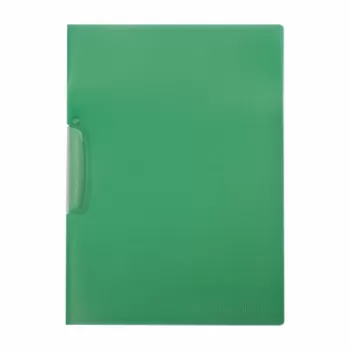 Mapă plastic cu clips A4, Verde, DACO MP540V-1