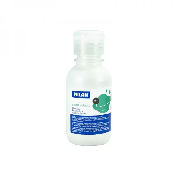 Tempera 125 ml Milan alb Metalizat 033410-1-IMG-slider