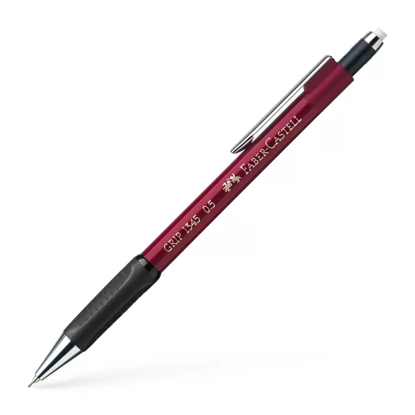 Creion mecanic 0.5mm rosu grip 1345 Faber-Castell-2-IMG-slider