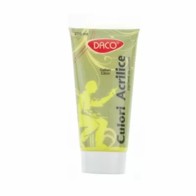 Culori acrilice 200 ml - Galben Citron - Daco CU3200GCT-img